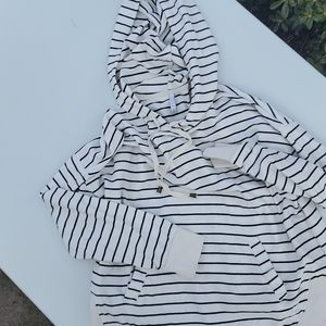 Z Supply Striped Hoodie
